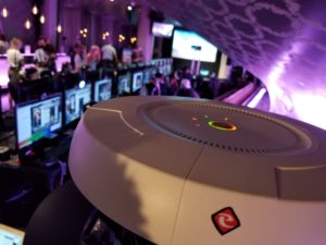 eTech wifi channel bonding at corporate event party