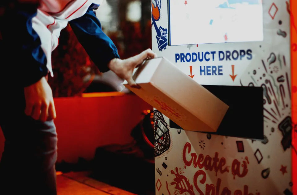 Adias World Series Vending Machine