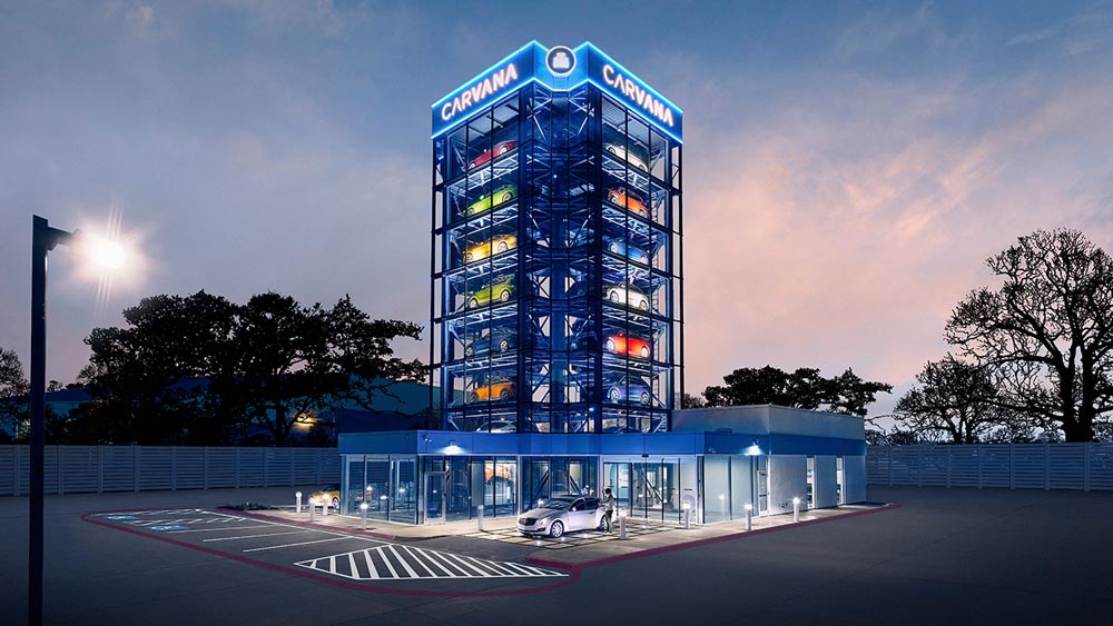Carvana Vending Machine in Dallas TX