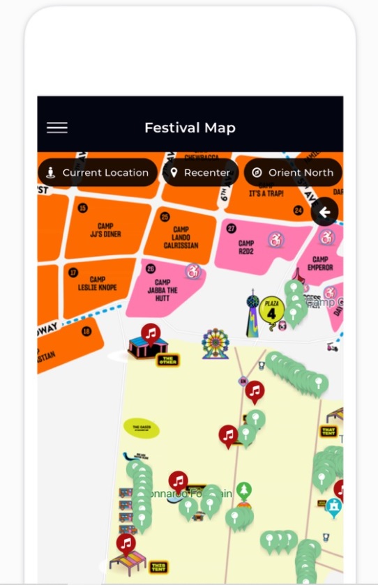 wayfinding festival map