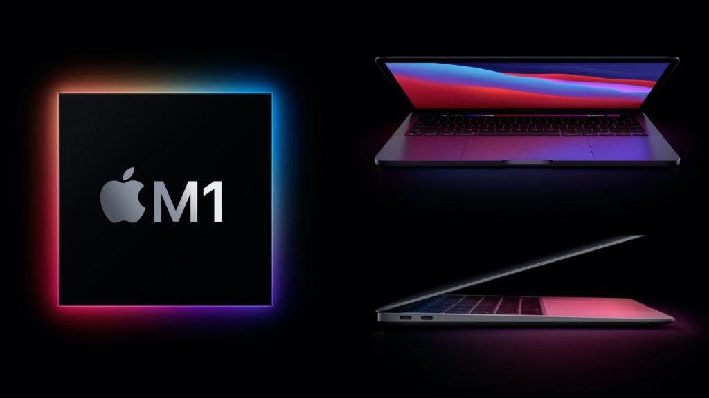 apple m1 chip with macbook laptops