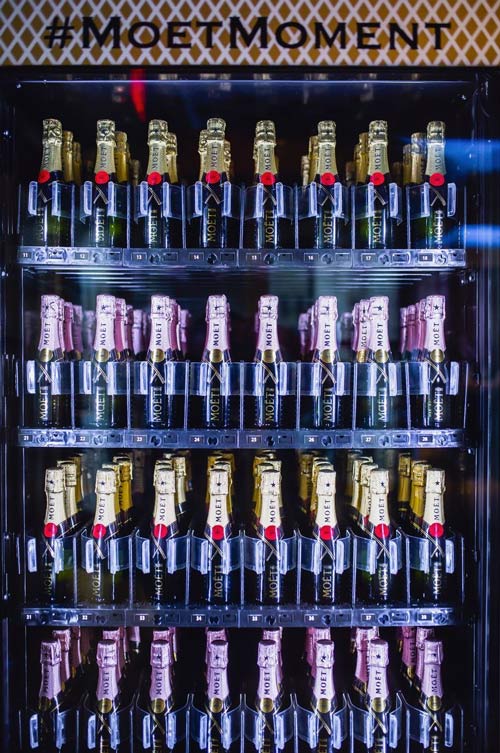 #moetmoment Moet & Chandon Champagne Machine