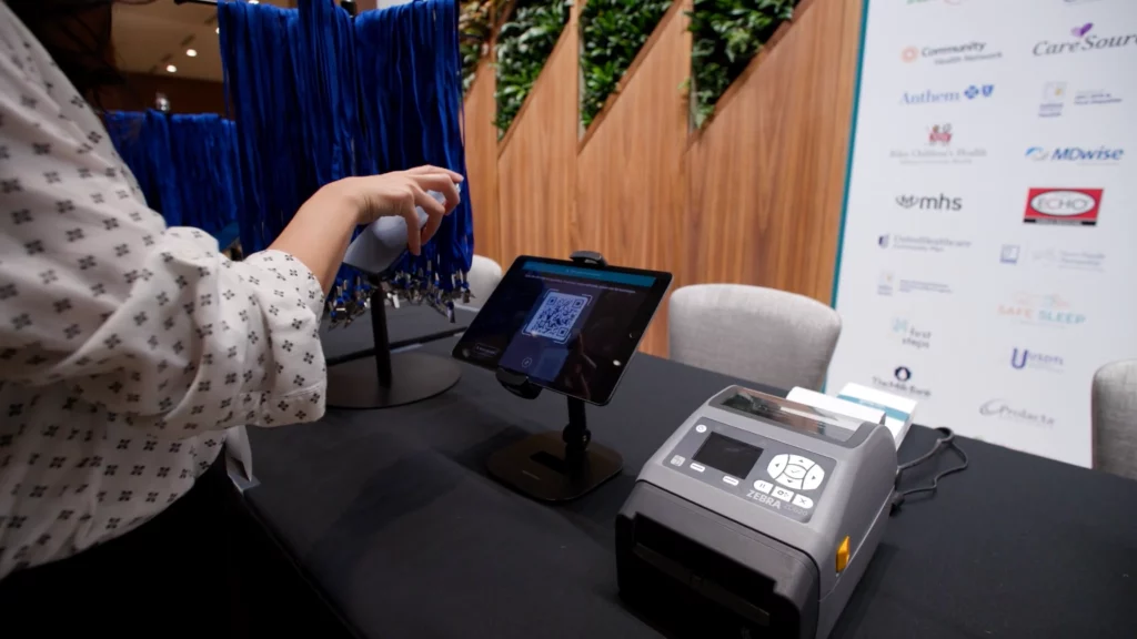 QR scanner socio events/webex