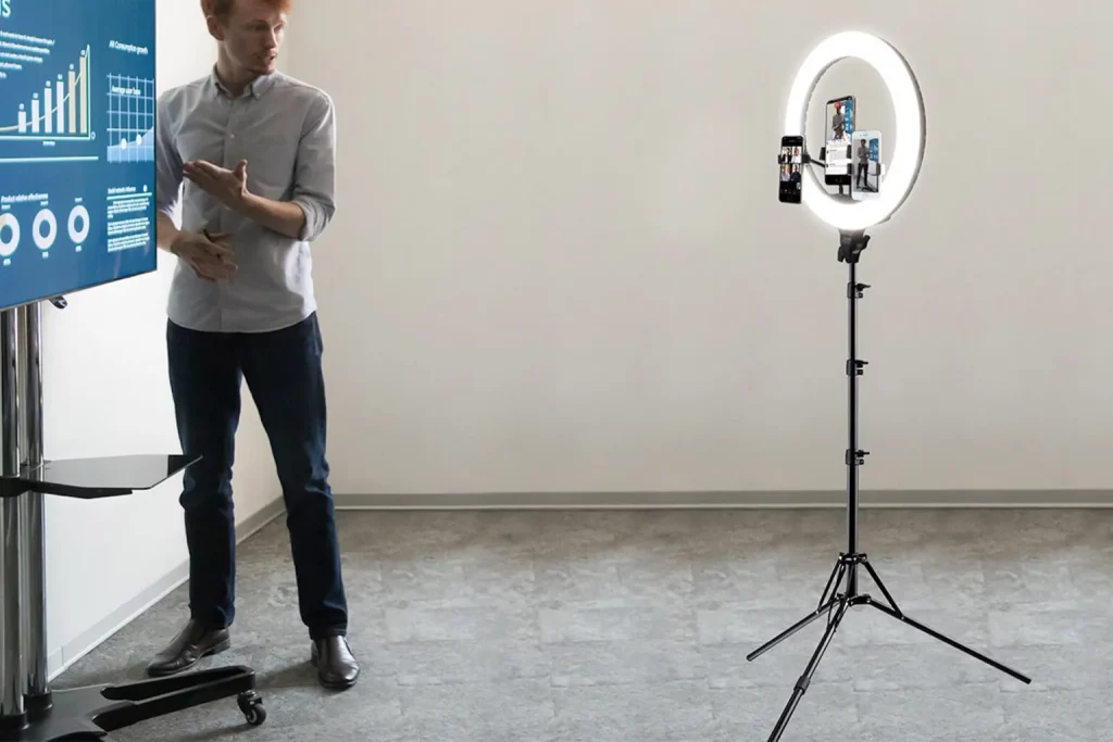Cult of Mac Deals presentation equipment, ring light, tripod,